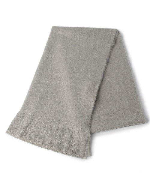 DRESKIP（ドレスキップ）の「◆フリルフリンジストール（ストール/ショール・レディース・ブラック/グリーン系/アイボリー/サンドベージュ・00）」の4枚目の写真