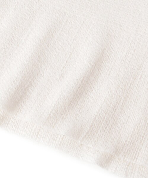 DRESKIP（ドレスキップ）の「◆フリルフリンジストール（ストール/ショール・レディース・ブラック/グリーン系/アイボリー/サンドベージュ・00）」の8枚目の写真