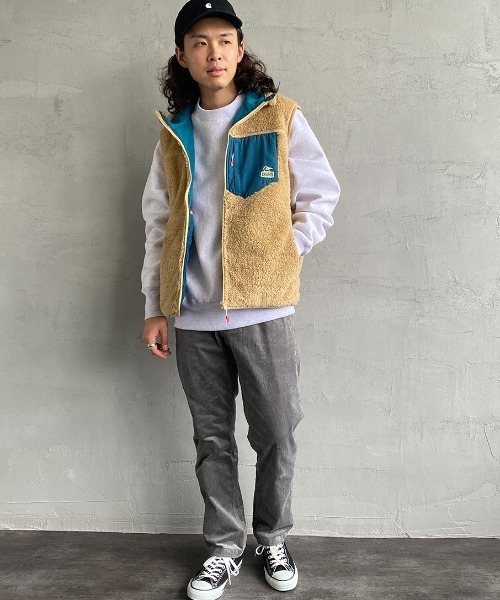 CHUMS（チャムス）の「[CHUMS/チャムス] ボンディングフリース ボアベスト（その他アウター・レディース・ブラック/ベージュ・M/L/XL）」の5枚目の写真