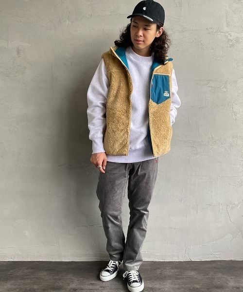 CHUMS（チャムス）の「[CHUMS/チャムス] ボンディングフリース ボアベスト（その他アウター・レディース・ブラック/ベージュ・M/L/XL）」の18枚目の写真