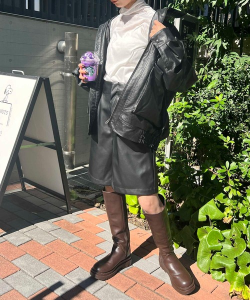 byYOUANCE（バイユアンス）の「シアーハイネックロンTEE（Tシャツ/カットソー・レディース・ブルー系その他/ブラック/グリーン系その他/ホワイト/ブラック系その他/その他2/その他1・FREE）」の11枚目の写真