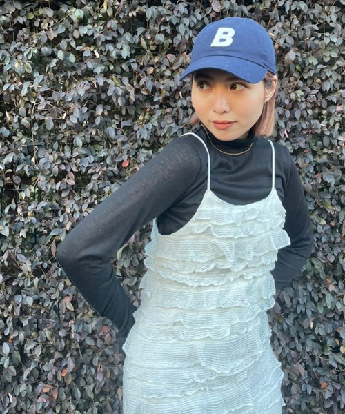 byYOUANCE（バイユアンス）の「シアーハイネックロンTEE（Tシャツ/カットソー・レディース・ブルー系その他/ブラック/グリーン系その他/ホワイト/ブラック系その他/その他2/その他1・FREE）」の13枚目の写真