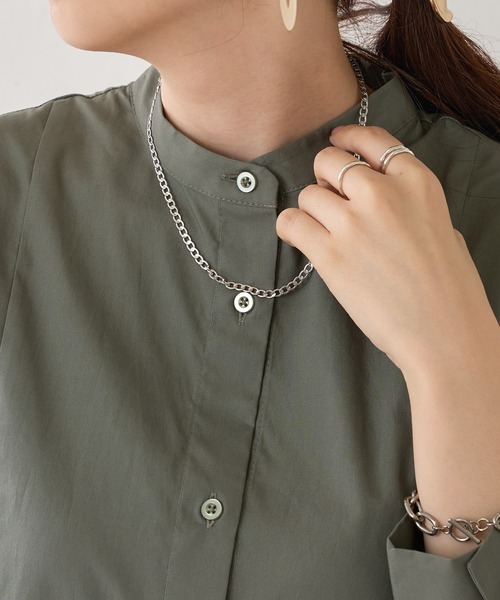 DISCOAT（ディスコート）の「【WEB限定】ウエストタックシャツワンピース（シャツワンピース・レディース・ブラック/ブラウン/カーキ/ホワイト/ベージュ・FREE）」の13枚目の写真