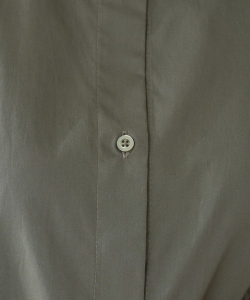 DISCOAT（ディスコート）の「【WEB限定】ウエストタックシャツワンピース（シャツワンピース・レディース・ブラック/ブラウン/カーキ/ホワイト/ベージュ・FREE）」の16枚目の写真