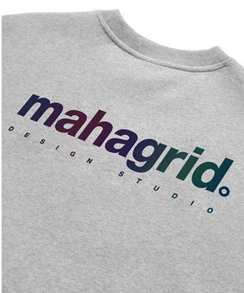 MAHAGRID（マハグリッド）の「【UNISEX】MAHAGRID／RAINBOWロゴクループルオーバー　2237626（スウェット・レディース・ブラック/グレー・SMALL/MEDIUM/LARGE/X-LARGE）」の4枚目の写真