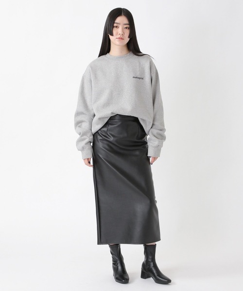 MAHAGRID（マハグリッド）の「【UNISEX】MAHAGRID／RAINBOWロゴクループルオーバー　2237626（スウェット・レディース・ブラック/グレー・SMALL/MEDIUM/LARGE/X-LARGE）」の13枚目の写真