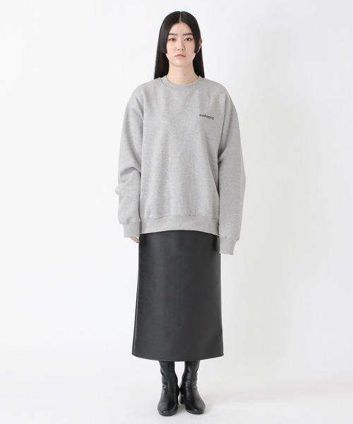 MAHAGRID（マハグリッド）の「【UNISEX】MAHAGRID／RAINBOWロゴクループルオーバー　2237626（スウェット・レディース・ブラック/グレー・SMALL/MEDIUM/LARGE/X-LARGE）」の17枚目の写真