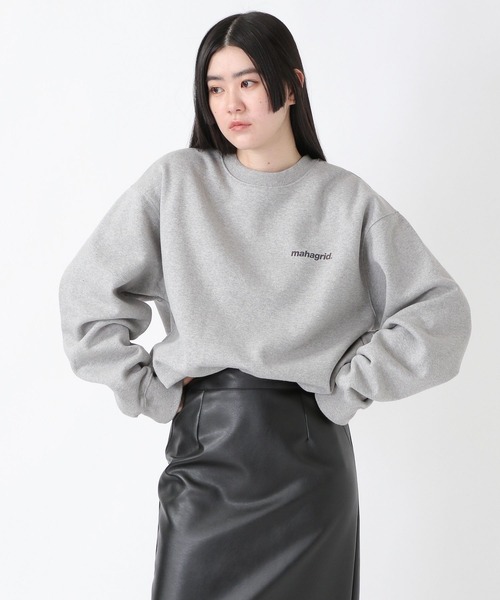 MAHAGRID（マハグリッド）の「【UNISEX】MAHAGRID／RAINBOWロゴクループルオーバー　2237626（スウェット・レディース・ブラック/グレー・SMALL/MEDIUM/LARGE/X-LARGE）」の19枚目の写真