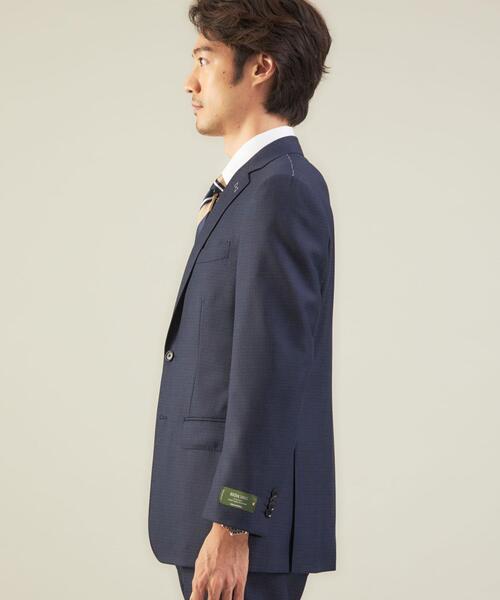 green label relaxing(グリーンレーベルリラクシング)の「<REDA×green label relaxing>カラー千鳥 2B RV スーツジャケット(スーツジャケット・メンズ・グレー/ネイビー・46/50/44/48/52/42)」の3枚目の写真