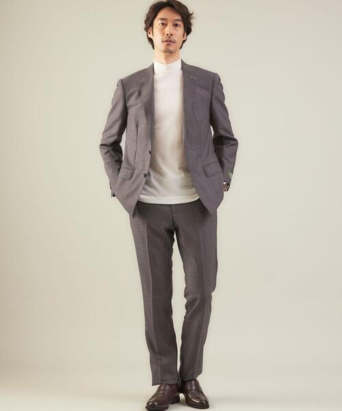 green label relaxing(グリーンレーベルリラクシング)の「<REDA×green label relaxing>カラー千鳥 2B RV スーツジャケット(スーツジャケット・メンズ・グレー/ネイビー・46/50/44/48/52/42)」の6枚目の写真