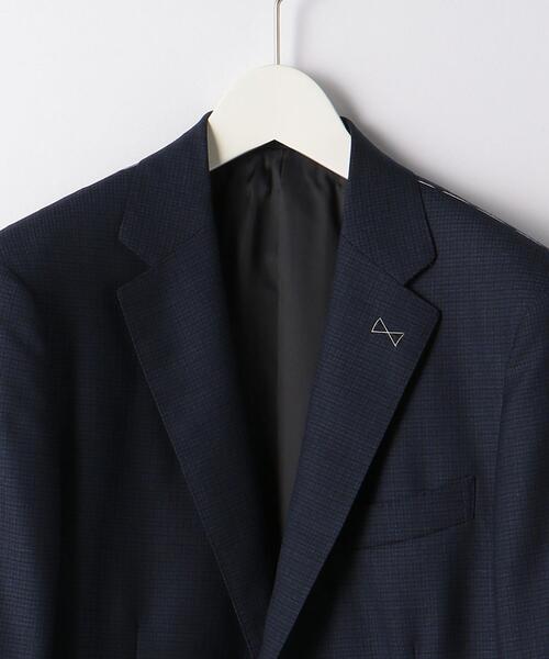 green label relaxing(グリーンレーベルリラクシング)の「<REDA×green label relaxing>カラー千鳥 2B RV スーツジャケット(スーツジャケット・メンズ・グレー/ネイビー・46/50/44/48/52/42)」の15枚目の写真