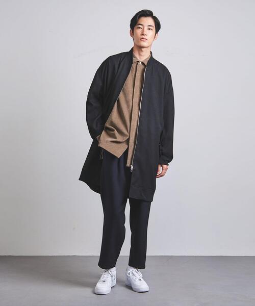 EN ROUTE（アンルート）の「＜EN ROUTE（アンルート）＞ ポリエステル/ツイル✕ナイロン/オックス ビッグ ブルゾン（その他アウター・メンズ・ネイビー/ブラック・3/1/2）」の7枚目の写真