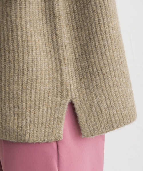 Pierrot（ピエロ）の「ふんわりウォッシャブルタートルニット（ニット/セーター・レディース・アイボリー/モカ/杢グレー・M/L）」の18枚目の写真