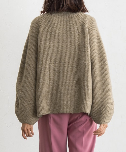 Pierrot（ピエロ）の「ふんわりウォッシャブルタートルニット（ニット/セーター・レディース・アイボリー/モカ/杢グレー・M/L）」の19枚目の写真