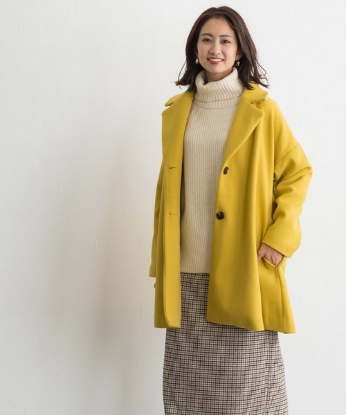 Pierrot（ピエロ）の「ふんわりウォッシャブルタートルニット（ニット/セーター・レディース・アイボリー/モカ/杢グレー・M/L）」の8枚目の写真