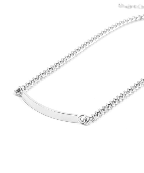 Figments（フィグメンツ）の「プレートチェーンネックレス（ネックレス・レディース・シルバー・FREE）」の3枚目の写真