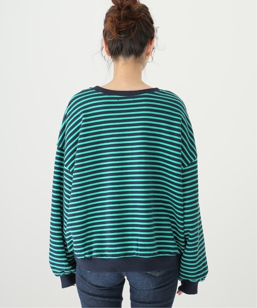 Simplicite(サンプリシテ)の「オーバーボーダーロンT◆(Tシャツ/カットソー・レディース・ブラック/ブラウン/ネイビー・FREE)」の12枚目の写真