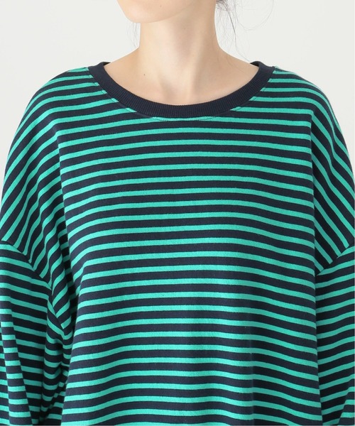 Simplicite(サンプリシテ)の「オーバーボーダーロンT◆(Tシャツ/カットソー・レディース・ブラック/ブラウン/ネイビー・FREE)」の13枚目の写真