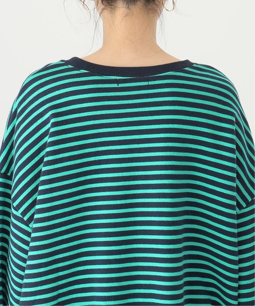 Simplicite(サンプリシテ)の「オーバーボーダーロンT◆(Tシャツ/カットソー・レディース・ブラック/ブラウン/ネイビー・FREE)」の14枚目の写真