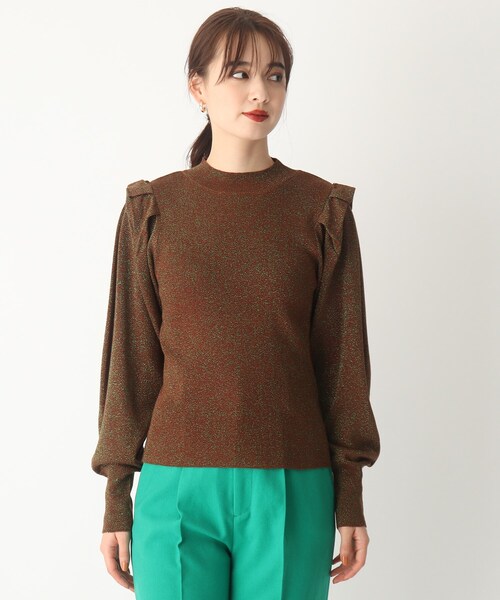 AG by aquagirl(エージーバイアクアガール)の「◆ショルダータックニット【WEB限定サイズ】(ニット/セーター・レディース・ブラック/ブラウン系その他7/ホワイト系/ベージュ系9・40/38/36)」の5枚目の写真