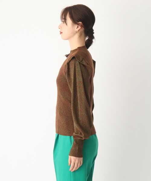 AG by aquagirl(エージーバイアクアガール)の「◆ショルダータックニット【WEB限定サイズ】(ニット/セーター・レディース・ブラック/ブラウン系その他7/ホワイト系/ベージュ系9・40/38/36)」の6枚目の写真