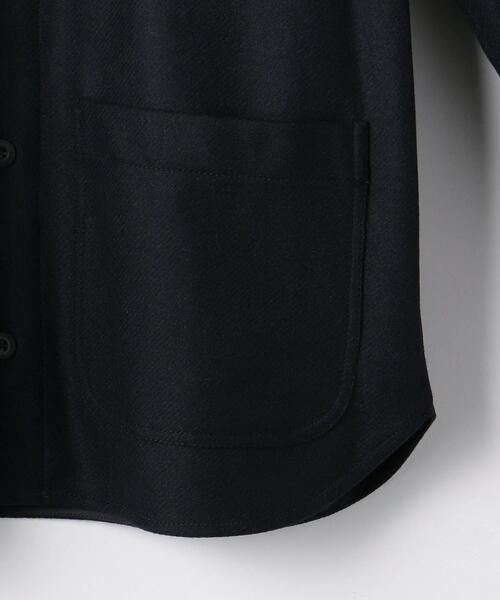 Caruso（カルーゾ）の「＜CARUSO（カルーゾ）＞W/TWL 3P シャツアウター（その他アウター・メンズ・ネイビー/ブラウン・S/M）」の10枚目の写真