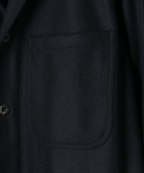 Caruso（カルーゾ）の「＜CARUSO（カルーゾ）＞W/TWL 3P シャツアウター（その他アウター・メンズ・ネイビー/ブラウン・S/M）」の5枚目の写真
