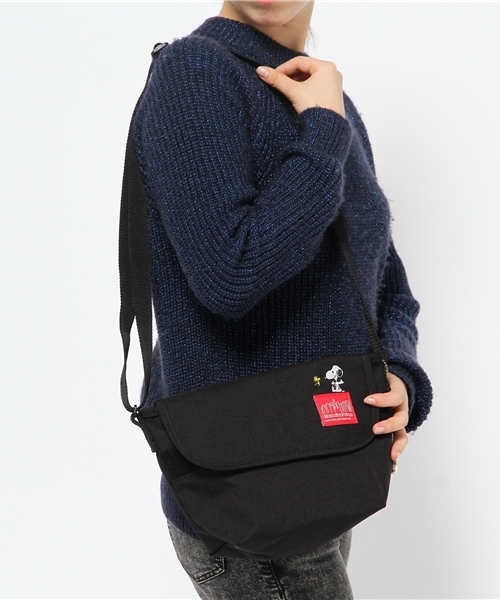 X-girl(エックスガール)の「MP Snoopy 1603JR 14AW(ショルダーバッグ・レディース・ブラック・ONE SIZE)」の6枚目の写真