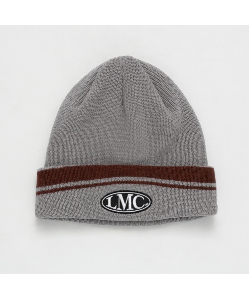 LMCの「STRIPED OVAL BEANIE（ニットキャップ/ビーニー・メンズ・ブラック/グレー/グリーン・FREE）」の2枚目の写真
