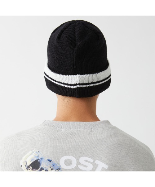 LMCの「STRIPED OVAL BEANIE（ニットキャップ/ビーニー・メンズ・ブラック/グレー/グリーン・FREE）」の7枚目の写真