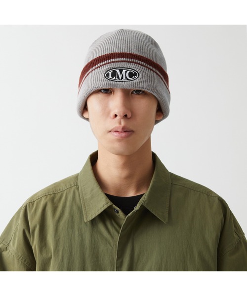 LMCの「STRIPED OVAL BEANIE（ニットキャップ/ビーニー・メンズ・ブラック/グレー/グリーン・FREE）」の11枚目の写真