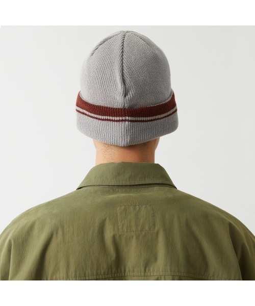 LMCの「STRIPED OVAL BEANIE（ニットキャップ/ビーニー・メンズ・ブラック/グレー/グリーン・FREE）」の10枚目の写真