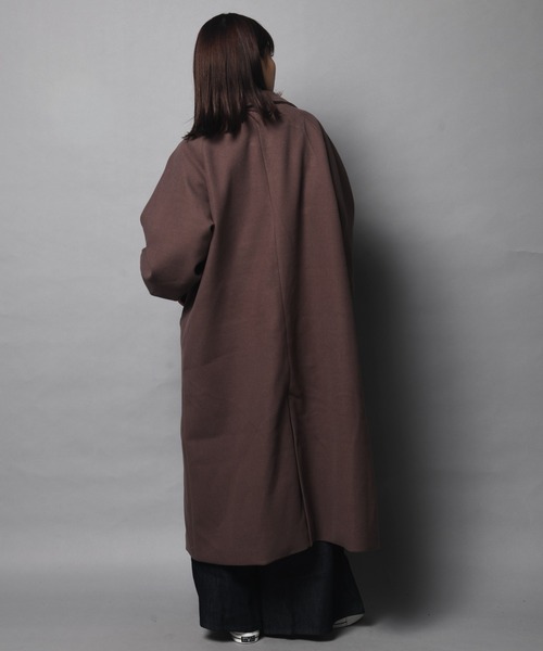 ARCANUM DESIGN（アルカナムデザイン）の「WEB限定 ARL ボリュームスリーブラグランコート（ステンカラーコート・レディース・ブラック/ブルー/アイボリー/モカ・FREE）」の20枚目の写真