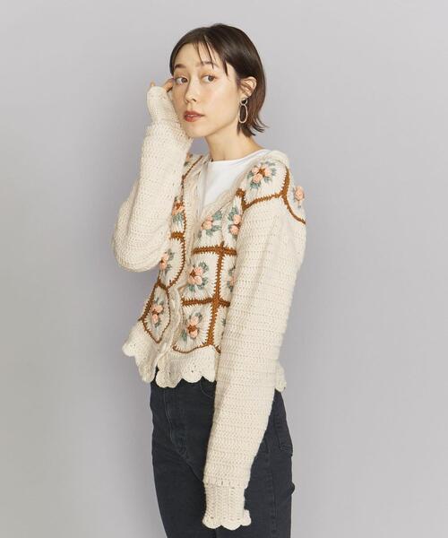 tach clothing /クロシェカーディガン