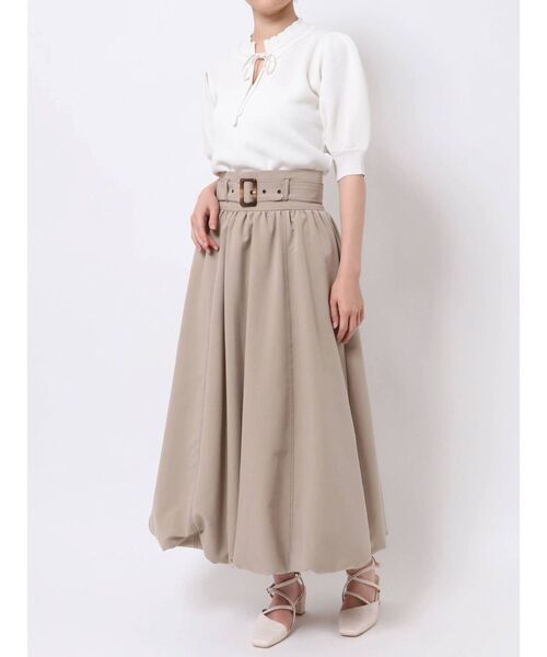 dazzlin（ダズリン）の「レディバルーンロングスカート（スカート・レディース・ベージュ/グリーン・FREE）」の15枚目の写真