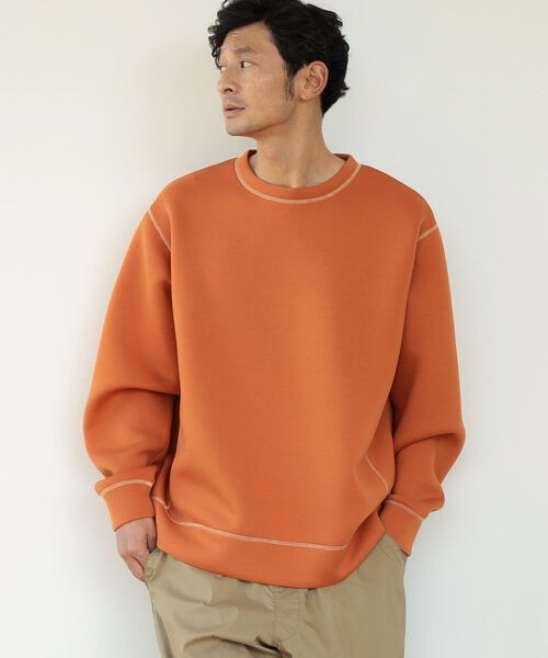 B:MING by BEAMS(ビーミングバイビームス)の「B:MING by BEAMS / ライトポンチ カラーステッチ クルーネック スウェットシャツ(スウェット・メンズ・オレンジ/ブルー/グリーン/ホワイト系その他5・SMALL/MEDIUM/LARGE/X-LARGE)」の12枚目の写真