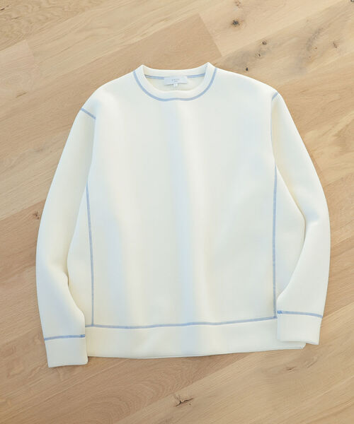 B:MING by BEAMS(ビーミングバイビームス)の「B:MING by BEAMS / ライトポンチ カラーステッチ クルーネック スウェットシャツ(スウェット・メンズ・オレンジ/ブルー/グリーン/ホワイト系その他5・SMALL/MEDIUM/LARGE/X-LARGE)」の15枚目の写真