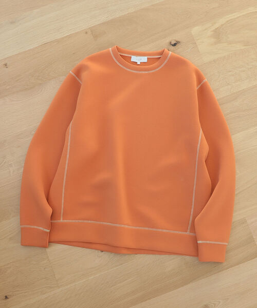 B:MING by BEAMS(ビーミングバイビームス)の「B:MING by BEAMS / ライトポンチ カラーステッチ クルーネック スウェットシャツ(スウェット・メンズ・オレンジ/ブルー/グリーン/ホワイト系その他5・SMALL/MEDIUM/LARGE/X-LARGE)」の16枚目の写真