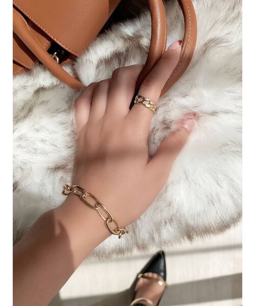 RESEXXY(リゼクシー)の「design chain ring(リング・レディース・シルバー/ゴールド・10/7/13)」の3枚目の写真