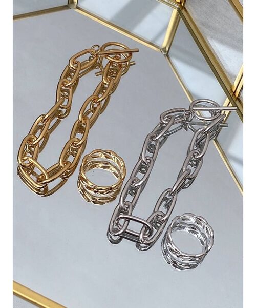 RESEXXY(リゼクシー)の「design chain ring(リング・レディース・シルバー/ゴールド・10/7/13)」の22枚目の写真