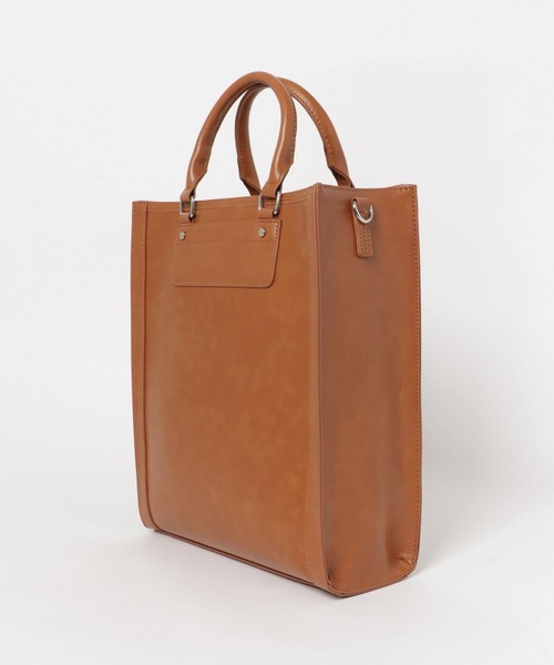 SENSE OF PLACE by URBAN RESEARCH（センスオブプレイスバイアーバンリサーチ）の「A4フレームトートバッグ（トートバッグ・レディース・ブラック/ブラウン/ベージュ系その他・ONE）」の18枚目の写真