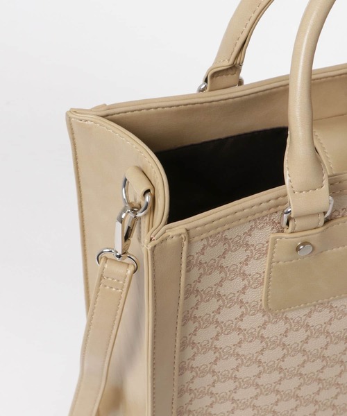 SENSE OF PLACE by URBAN RESEARCH（センスオブプレイスバイアーバンリサーチ）の「A4フレームトートバッグ（トートバッグ・レディース・ブラック/ブラウン/ベージュ系その他・ONE）」の22枚目の写真