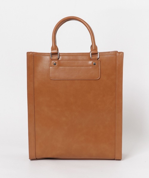 SENSE OF PLACE by URBAN RESEARCH（センスオブプレイスバイアーバンリサーチ）の「A4フレームトートバッグ（トートバッグ・レディース・ブラック/ブラウン/ベージュ系その他・ONE）」の5枚目の写真