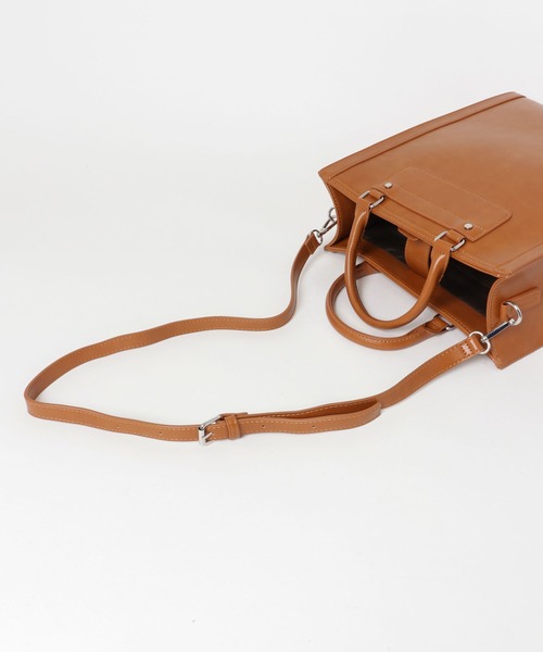 SENSE OF PLACE by URBAN RESEARCH（センスオブプレイスバイアーバンリサーチ）の「A4フレームトートバッグ（トートバッグ・レディース・ブラック/ブラウン/ベージュ系その他・ONE）」の8枚目の写真