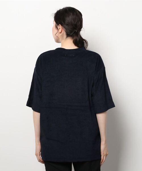 INNOCENT(イノセント)の「『RDS』ポケット付きパイルTシャツ(Tシャツ/カットソー・レディース・ブラック/アイボリー/ネイビー/ベージュ/イエロー/ピンク・MEDIUM/LARGE)」の12枚目の写真
