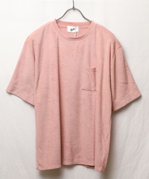 INNOCENT(イノセント)の「『RDS』ポケット付きパイルTシャツ(Tシャツ/カットソー・レディース・ブラック/アイボリー/ネイビー/ベージュ/イエロー/ピンク・MEDIUM/LARGE)」の6枚目の写真