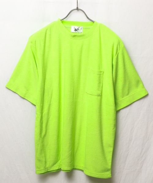 INNOCENT(イノセント)の「『RDS』ポケット付きパイルTシャツ(Tシャツ/カットソー・レディース・ブラック/アイボリー/ネイビー/ベージュ/イエロー/ピンク・MEDIUM/LARGE)」の5枚目の写真