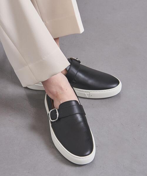 Halon アーロン モンクストラップ スリッポン Women S スリッポン Halon 雑貨 アーロン のファッション通販 Zozotown