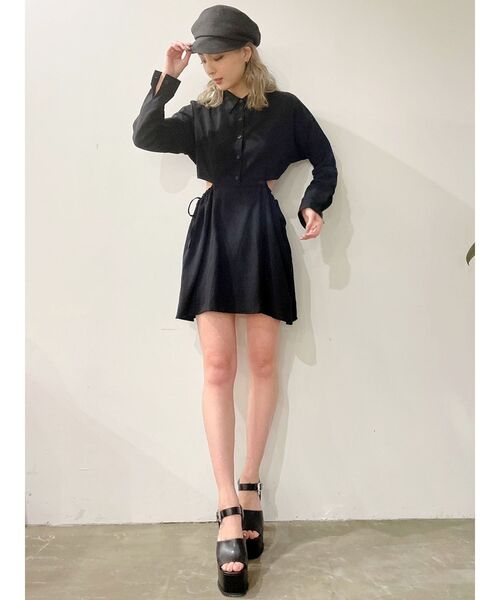 GYDA(ジェイダ)の「アンクルベルトチャンキーサンダル(サンダル・レディース・ブラック/オフホワイト・SMALL/MEDIUM/LARGE)」の10枚目の写真