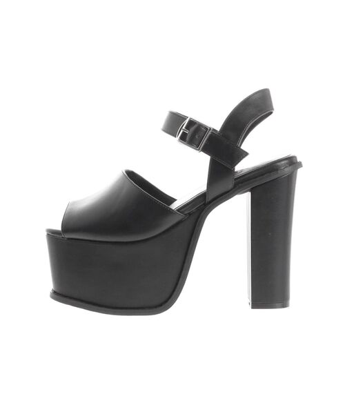 GYDA(ジェイダ)の「アンクルベルトチャンキーサンダル(サンダル・レディース・ブラック/オフホワイト・SMALL/MEDIUM/LARGE)」の16枚目の写真